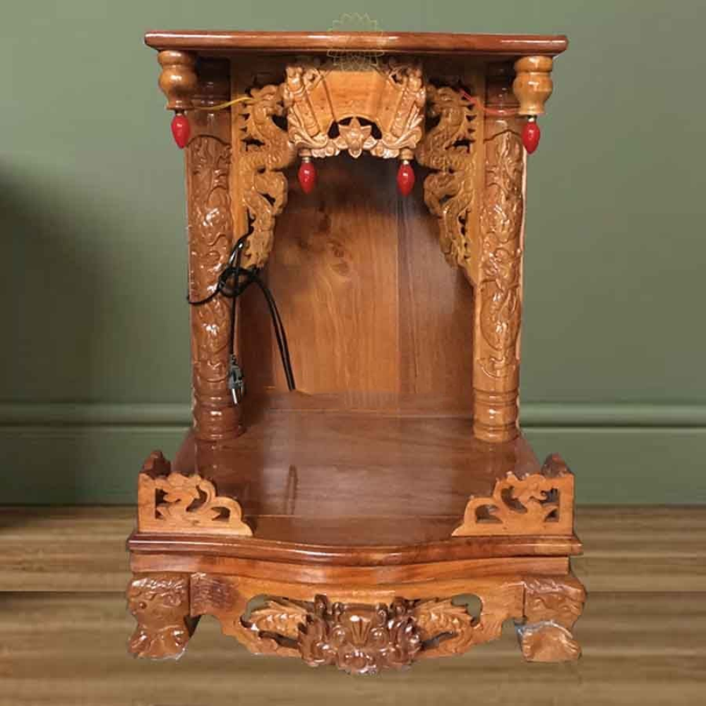 Bàn thờ thần tài ông địa căm xe 48x68cm - OĐ6