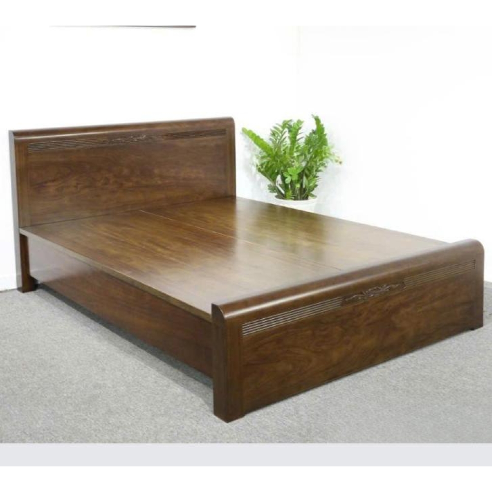 GIƯỜNG GỖ HƯƠNG XÁM 1M6X2M