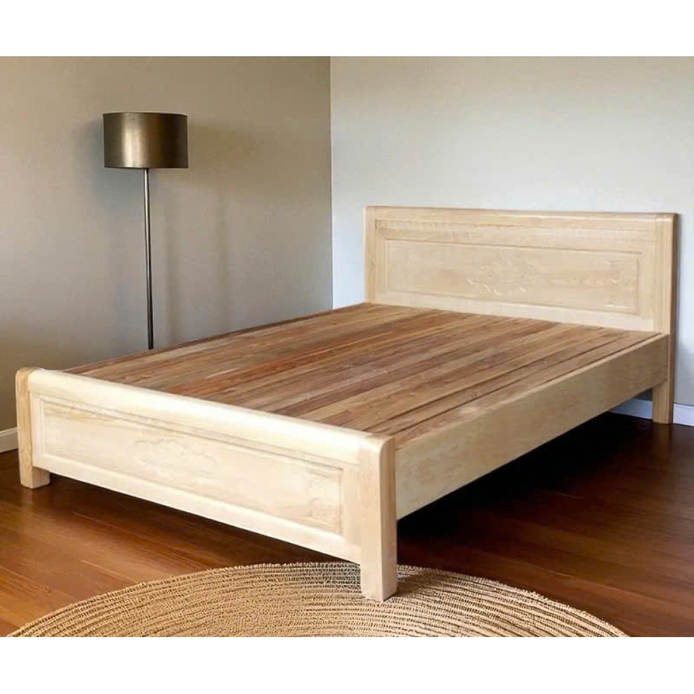 GIƯỜNG GỖ SỒI TỰ NHIÊN