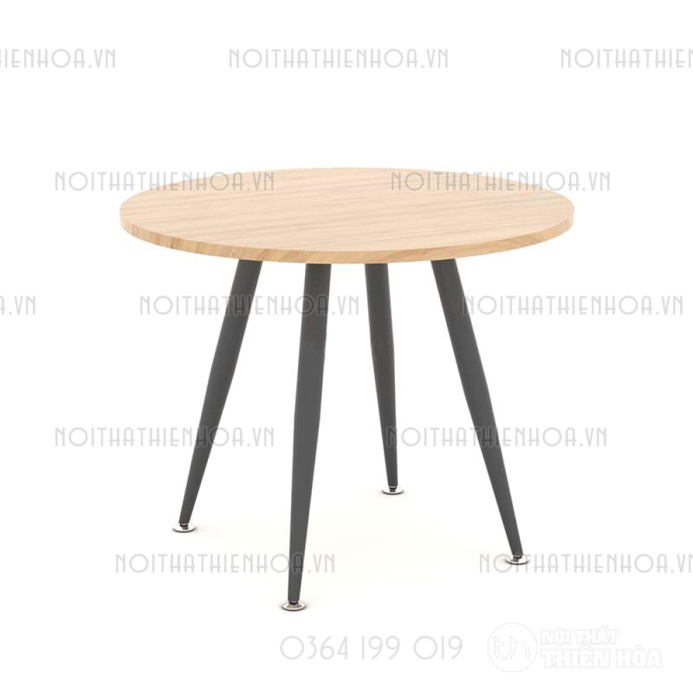 Bàn tròn chân sắt B01-80