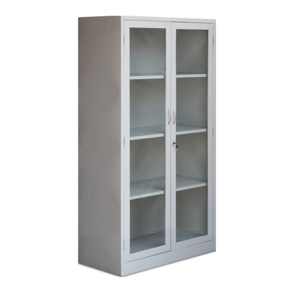 Tủ sắt 2 cánh kính 13