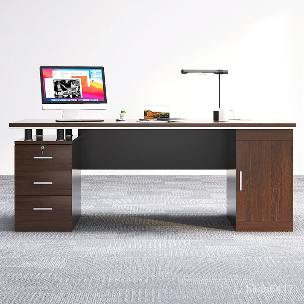 Bàn làm việc cho quản lý 2 hộc tủ Uri