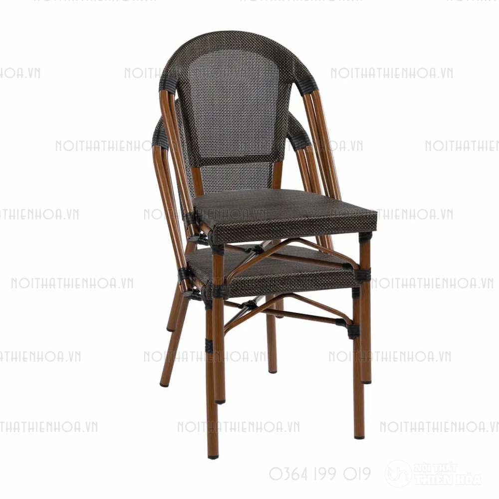 Bộ bàn ghế cafe ngoài trời cao cấp- Mã: T193-4x282A