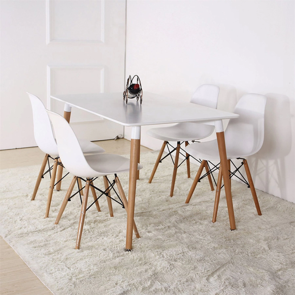 Bộ bàn ăn chữ nhật hiện đại giá rẻ cho căn hộ- Mã: T108-4×207