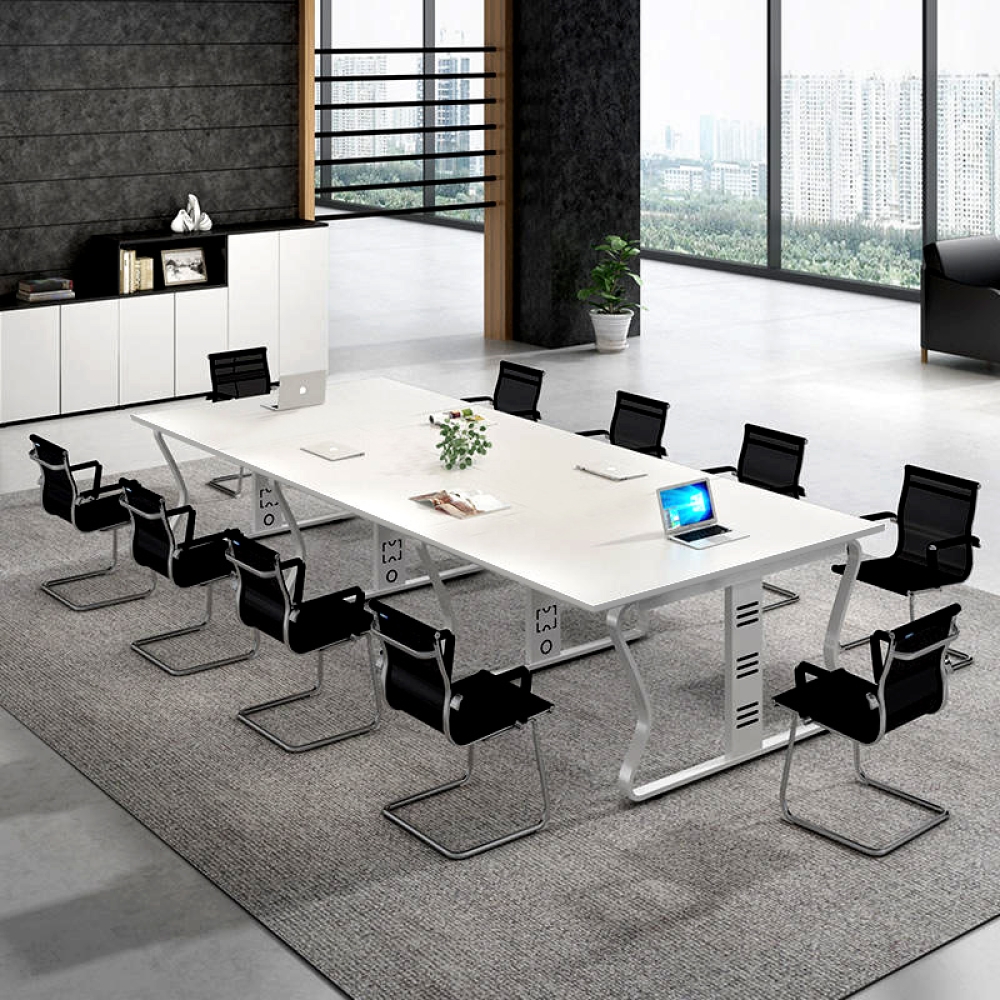 Bàn họp chân sắt Aine 2m4