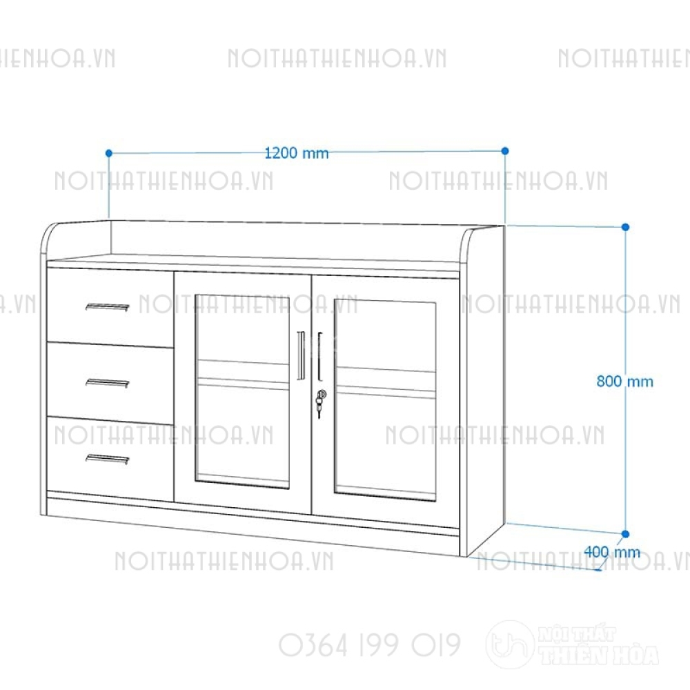 Tủ tài liệu CL80-06