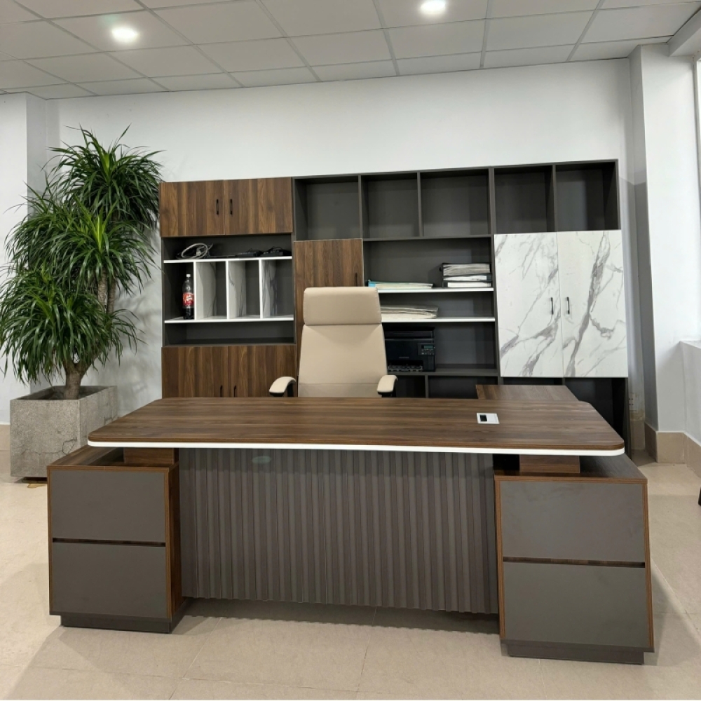 Bàn Giám Đốc Góc L Giá Tốt Sài Gòn – BGĐ52