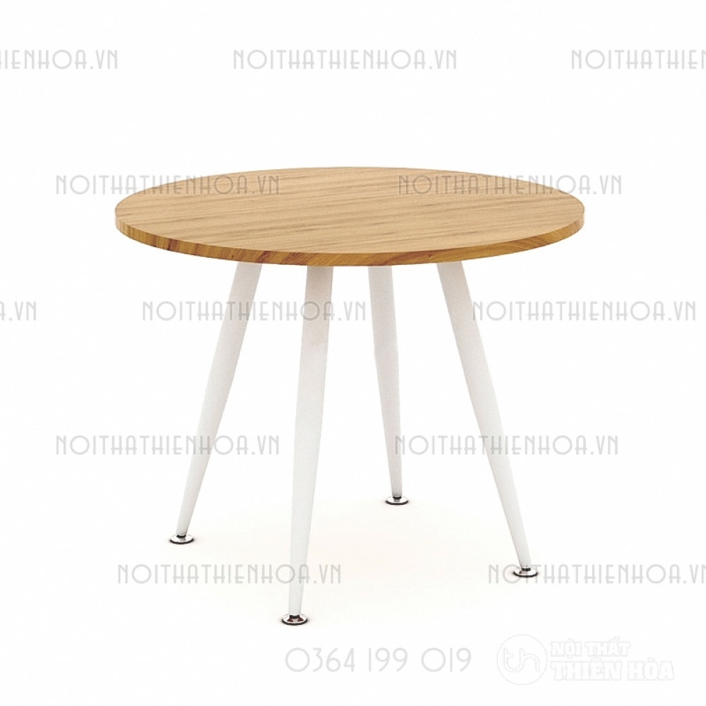 Bàn tròn chân sắt B01-80-T