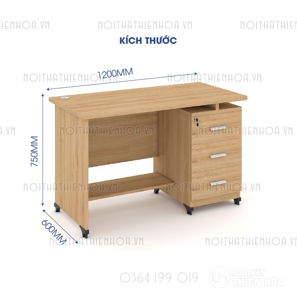 Bàn văn phòng Classic 1m2 CL12HS-9