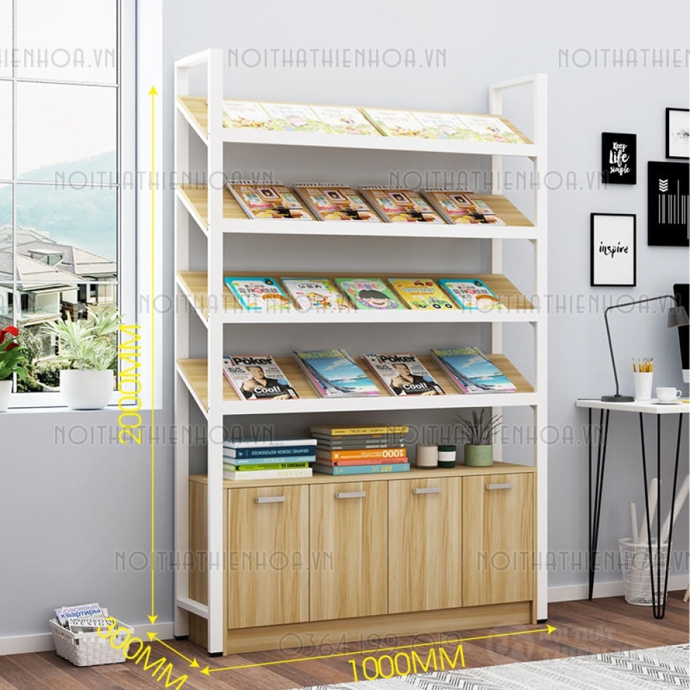Tủ kệ trang trí KTT14