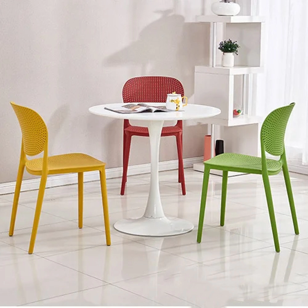 Ghế cafe ghế ăn nhựa đúc xếp chồng – Mã: 210