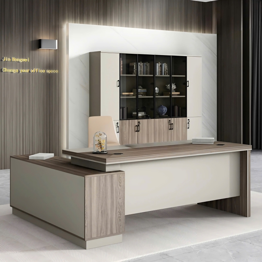 Bàn Làm Việc Góc L Phong Cách Hiện Đại – BGĐ14