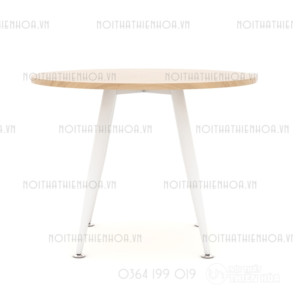 Bàn tròn chân sắt B01-80-T