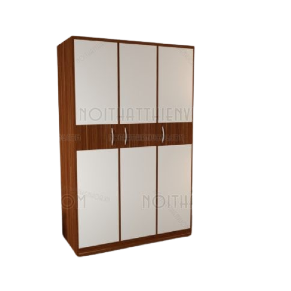 Tủ quần áo 3 cánh cải nâu