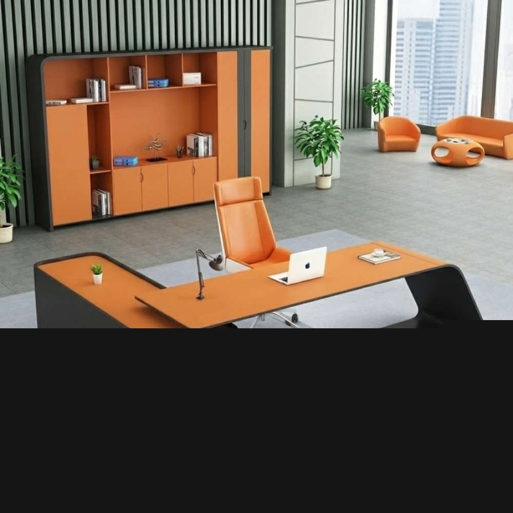 Bàn Giám Đốc Góc L Yếm Lửng – BGĐ16