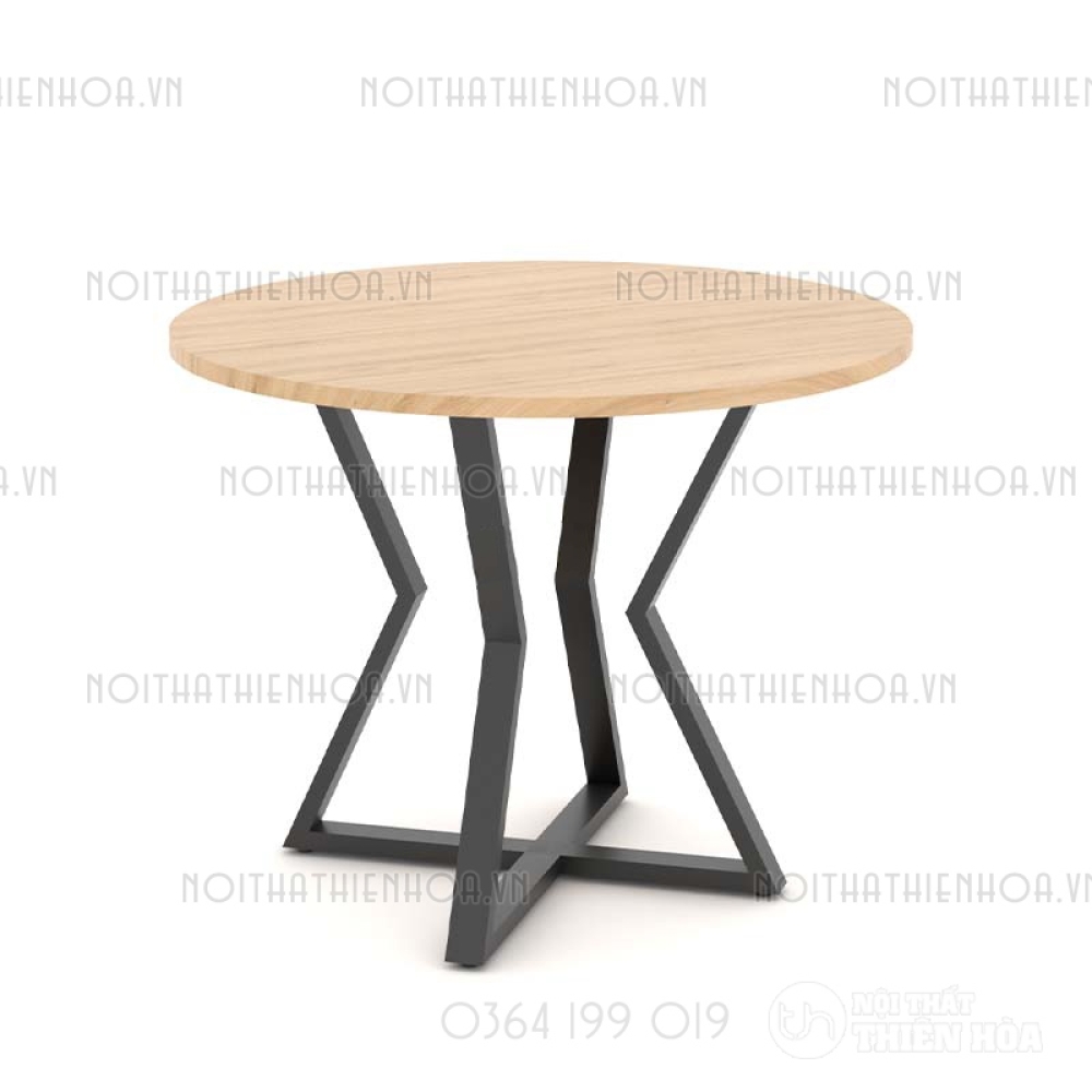 Bàn tròn chân sắt B03-80