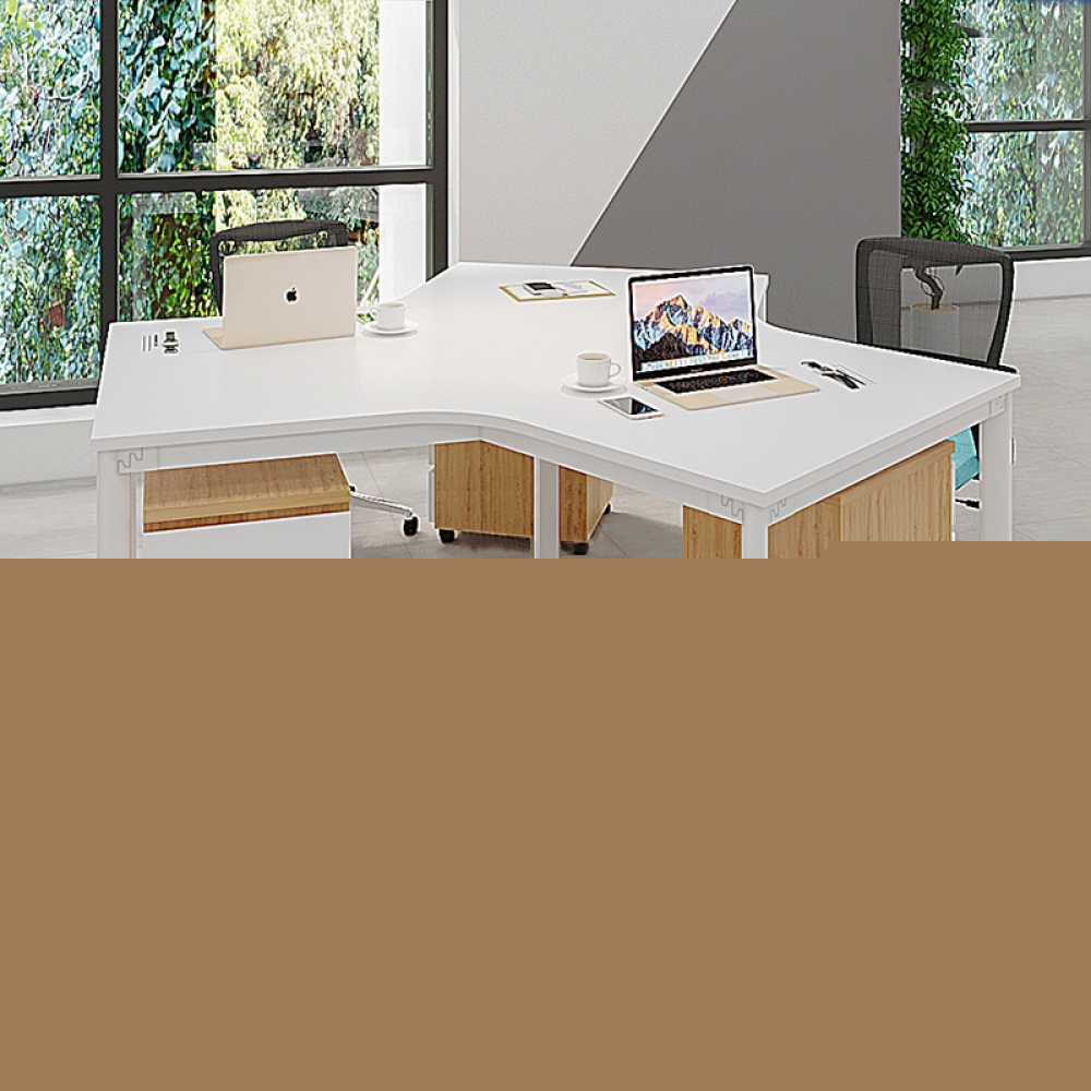 Cụm bàn làm việc 3 người chân Oval OVC02-2219