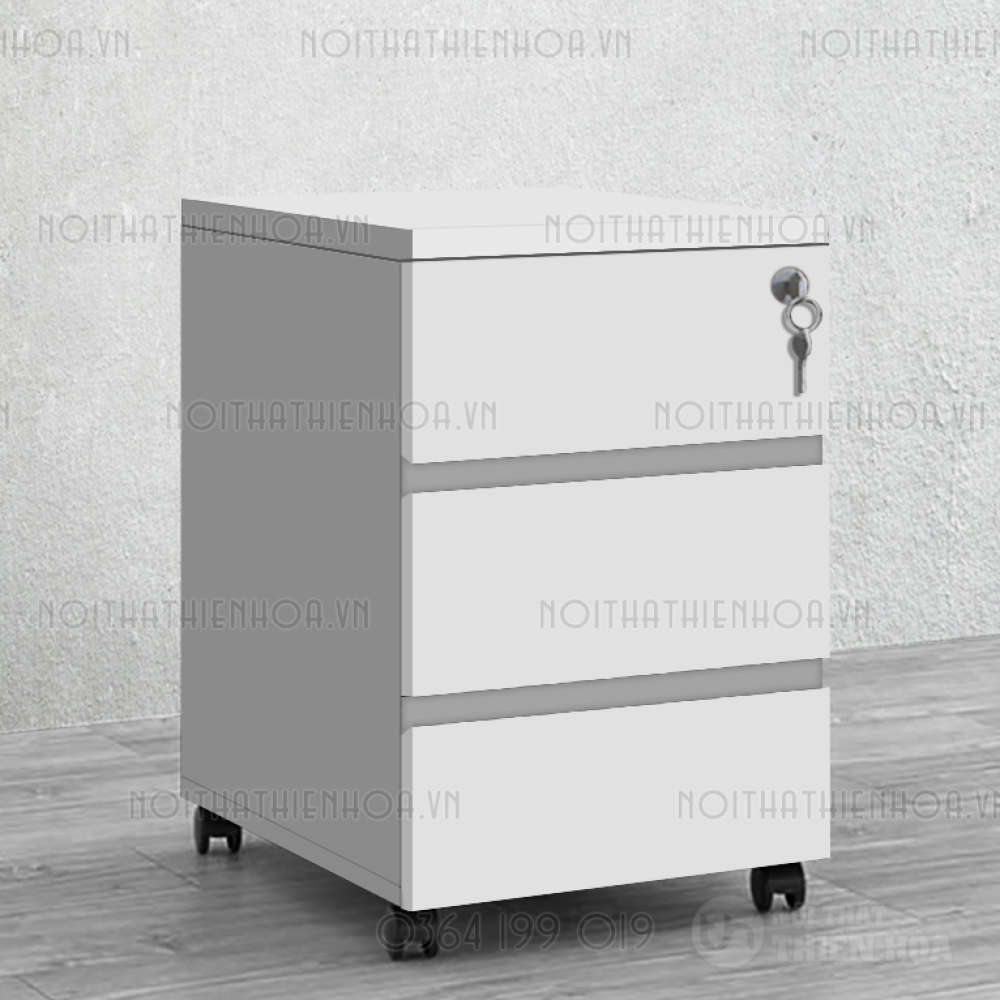 Hộc di động 3 ngăn tay vát