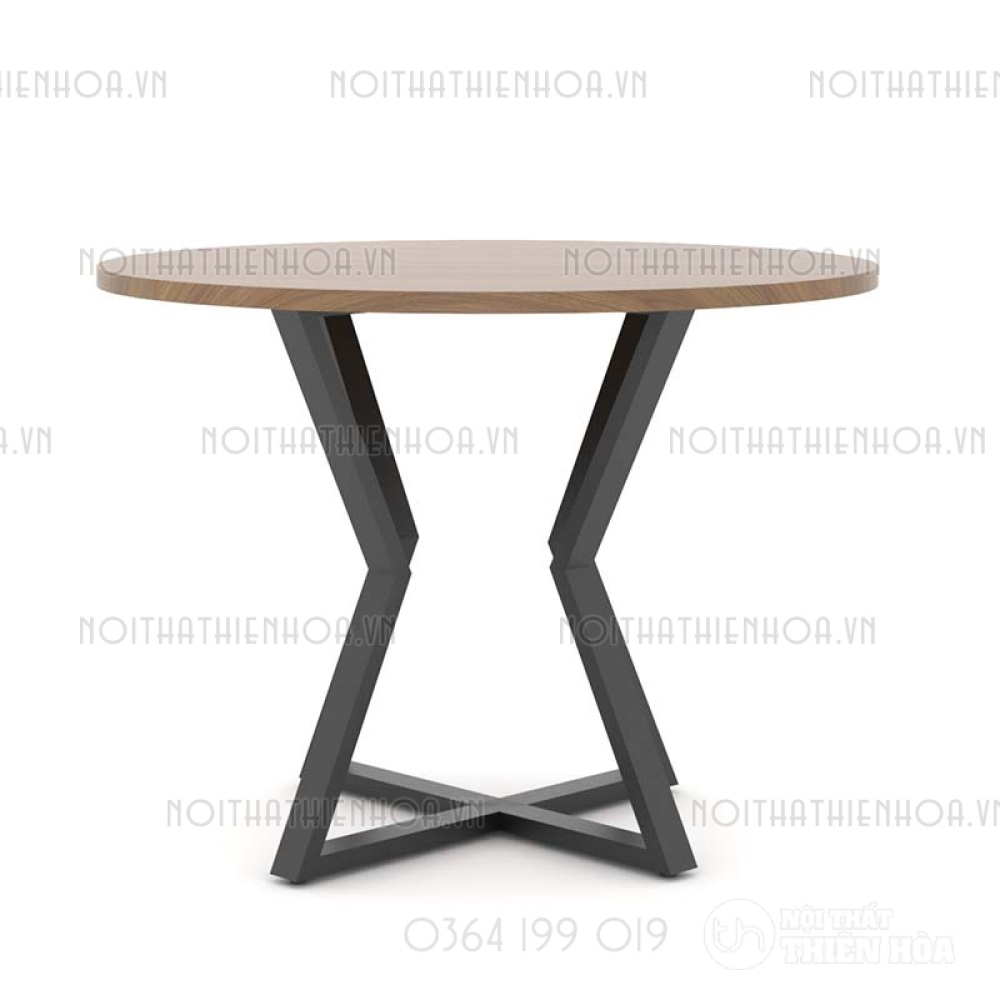 Bàn tròn chân sắt B03-80