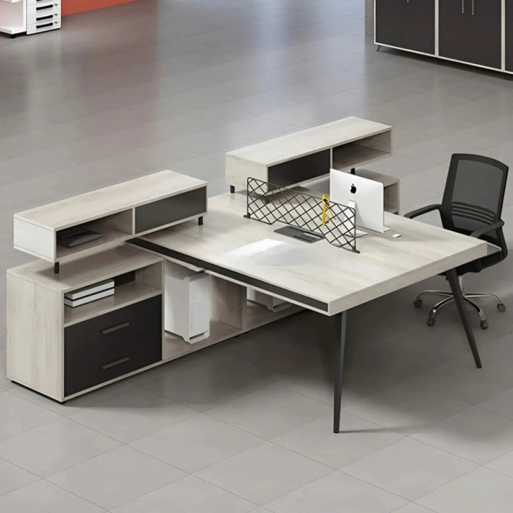 Cụm Bàn Làm Việc 2 Chỗ Đẹp Chuẩn Không Gian Văn Phòng Hiện Đại – BC89
