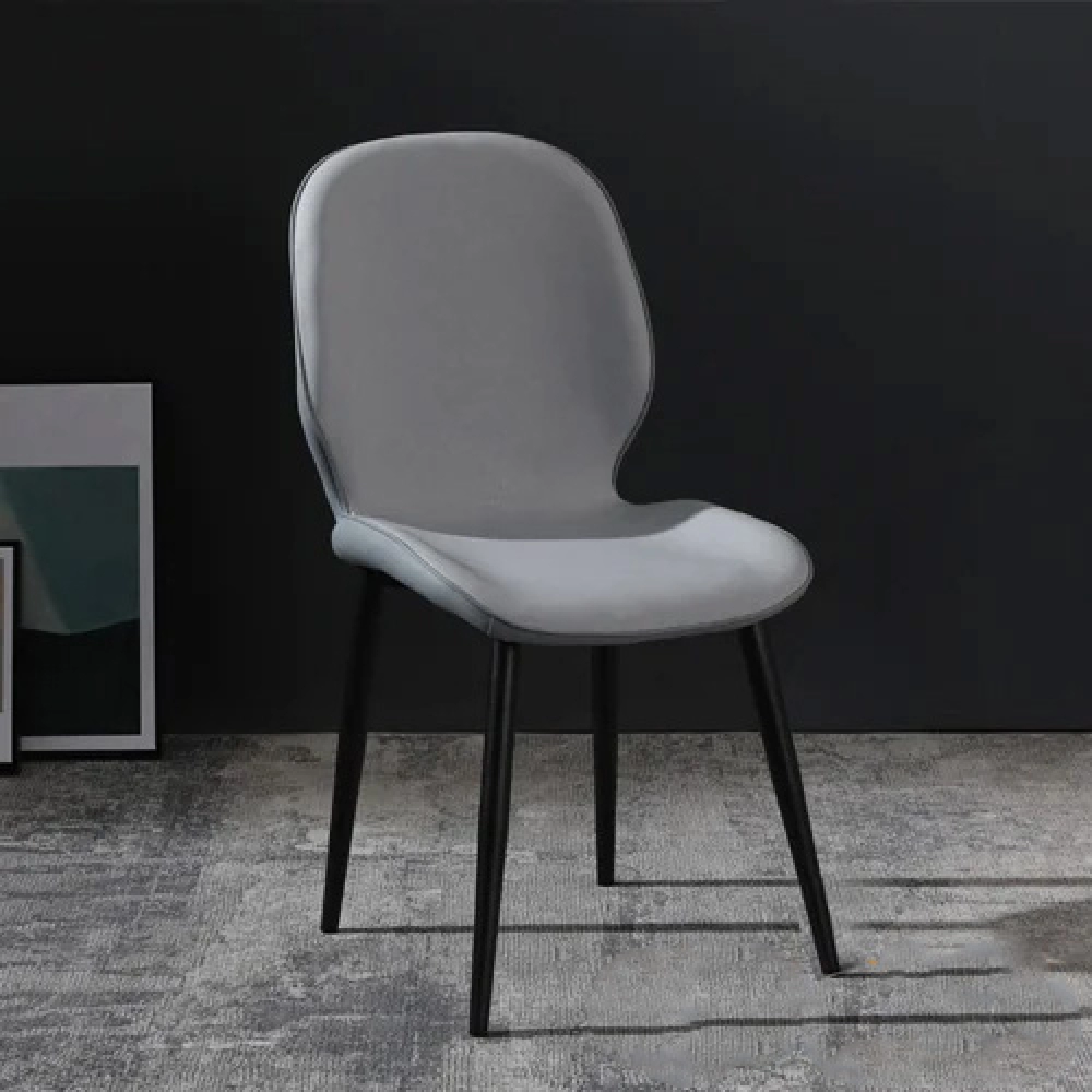 Ghế ăn bọc da chân thép sơn tĩnh điện- Mã: 267E