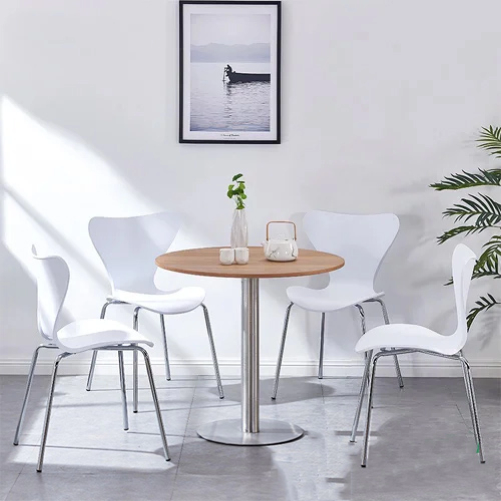 Bộ bàn tròn 4 ghế tiếp khách cho văn phòng – Mã: T114-4×293
