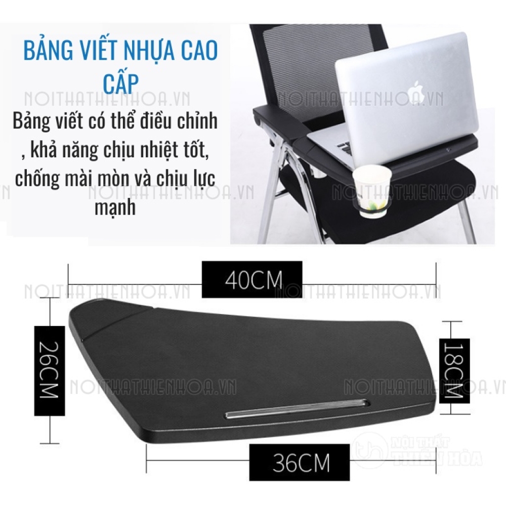 Ghế đào tạo ghế học gấp gọn liền bàn