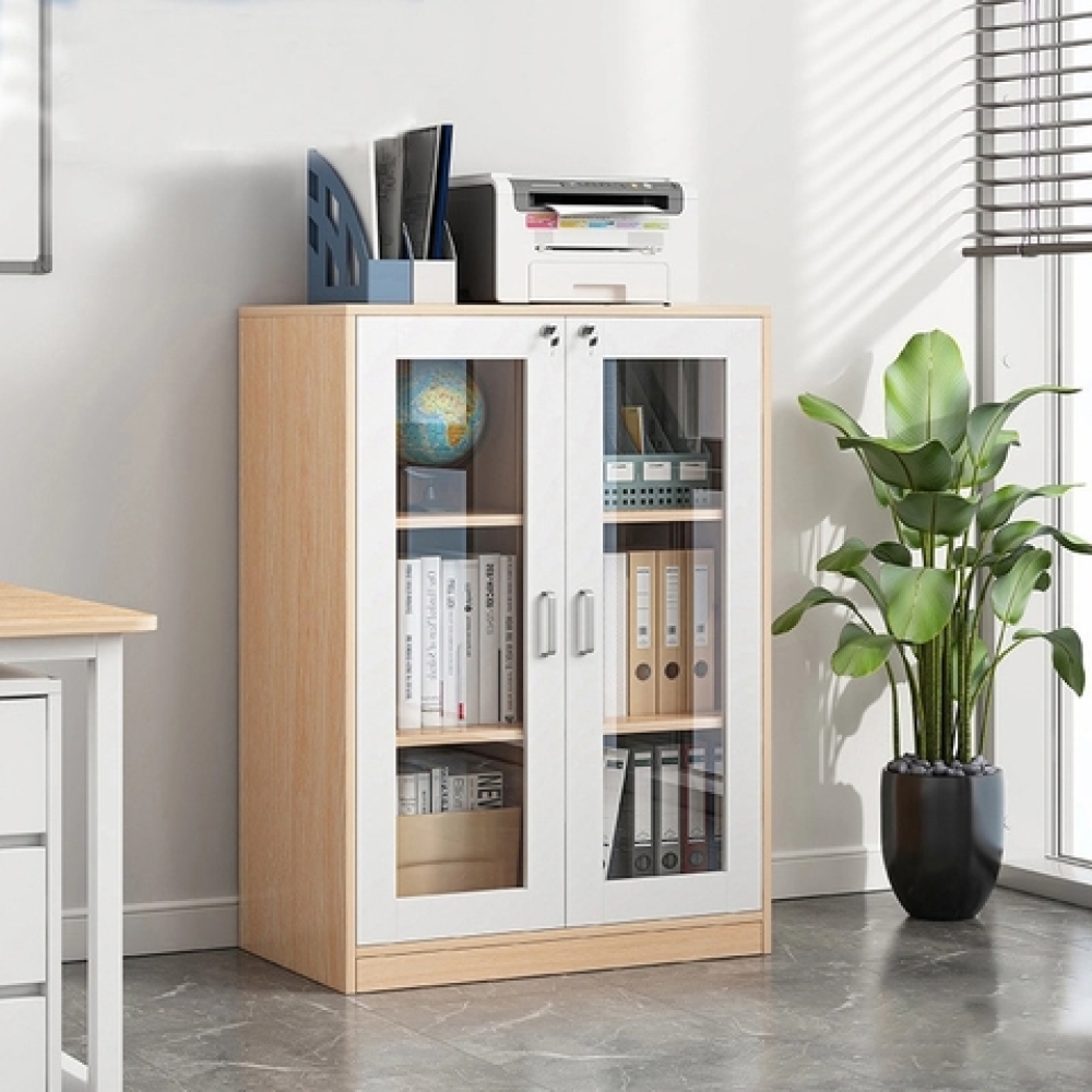 Tủ đựng tài liệu 2 cánh kính thấp – TL 36