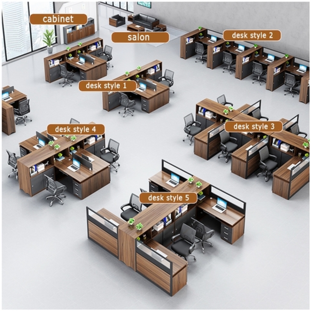 Cụm bàn làm việc nhóm 2 người – CB 29
