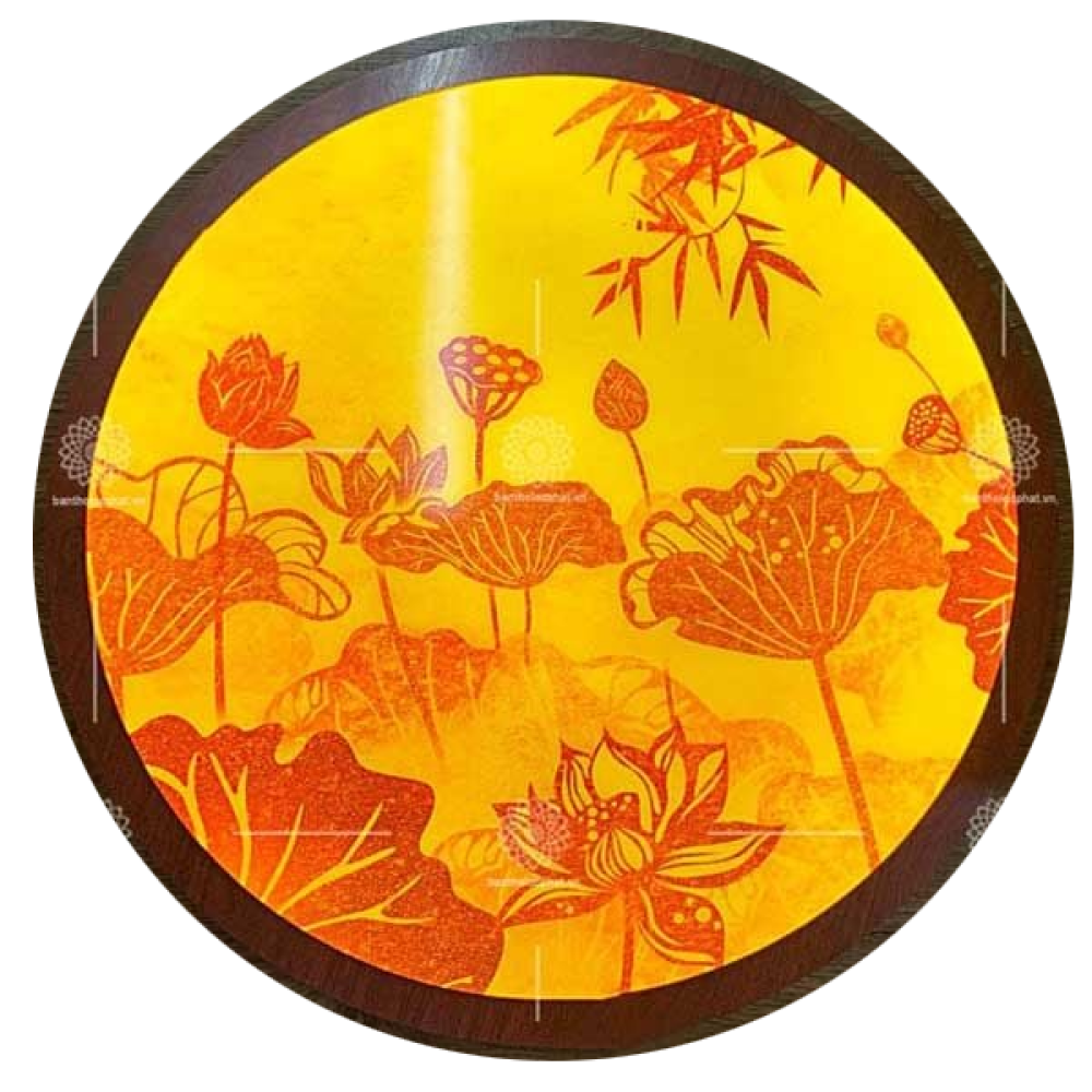 Tranh đèn tròn trúc chỉ - DT02