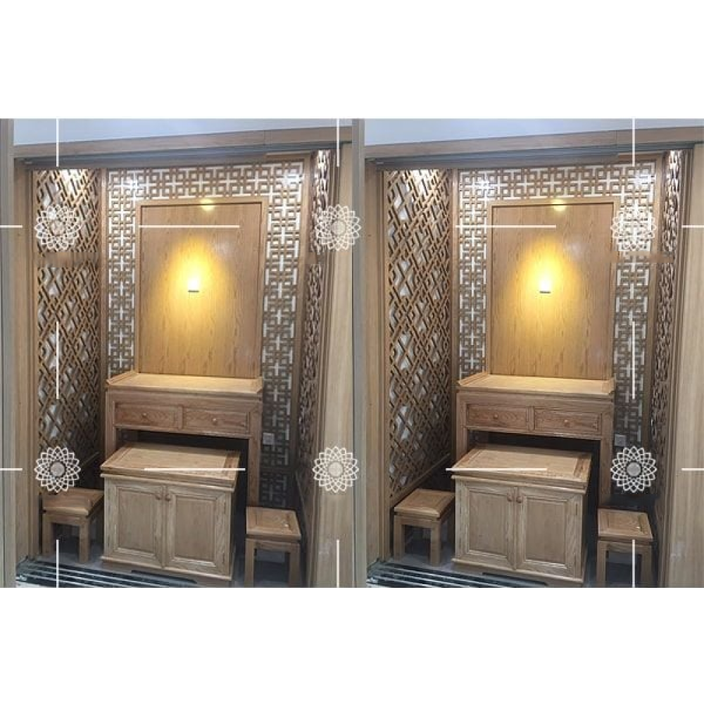 Vách ốp tường phòng thờ - VOT16