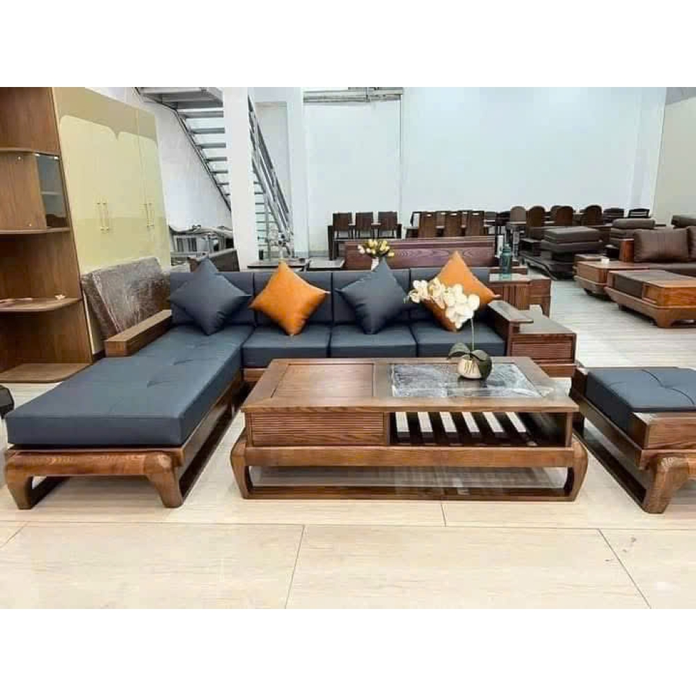 Bộ bàn ghế sofa chân quỳ HS-07