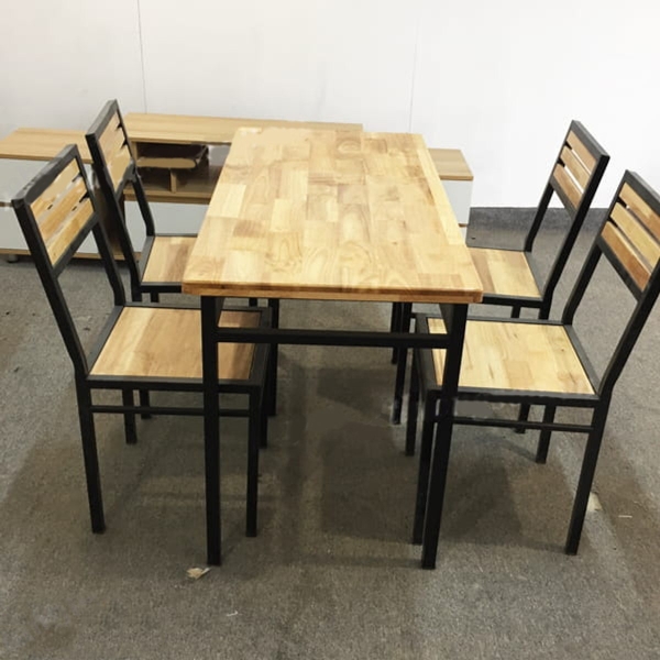 Bộ bàn ăn nhà hàng 4 ghế