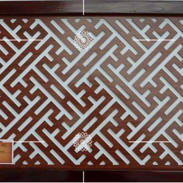 Tấm chống ám khói bàn thờ chữ thọ kích thước 61x41cm