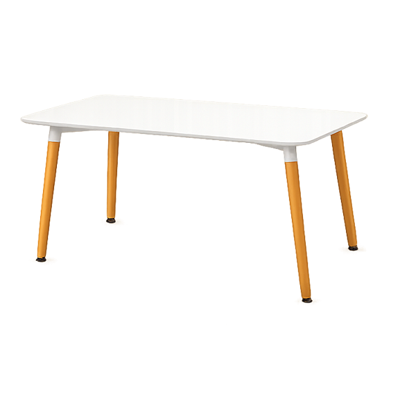 Bàn cafe Eames chữ nhật 120×80 T