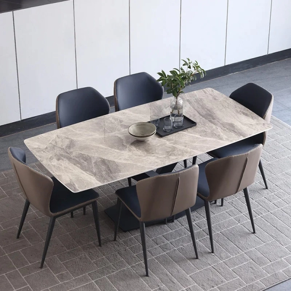 Bàn ăn mặt đá chân chữ X- Mã: T179-16