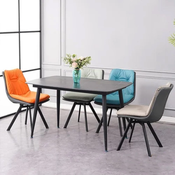 Bộ bàn ăn mặt đá 4 ghế hiện đại- Mã: T162-14-4×2127