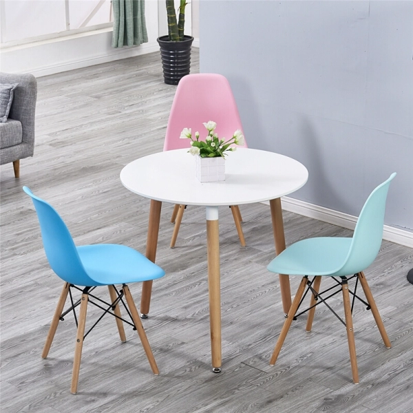 Bộ bàn tròn 3 ghế tiếp khách cho văn phòng hiện đại- Mã: T105-3×207