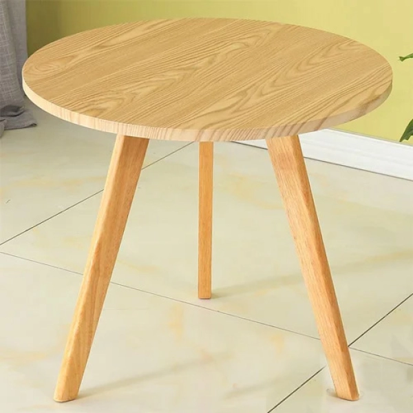 Bàn ăn, bàn cafe tròn 3 chân bằng gỗ – Mã: T101