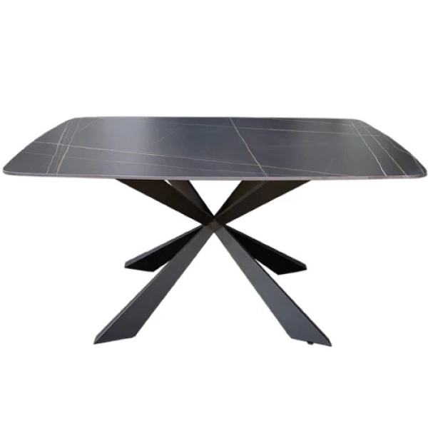 Bộ bàn ăn 6 ghế mặt đá nhập khẩu- Mã: T163-6×2108