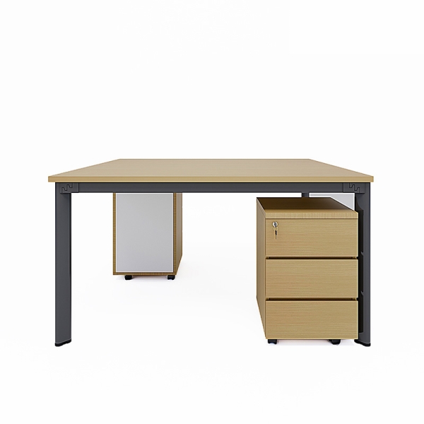 Cụm bàn làm việc 2 người chân Oval OVC01-1212