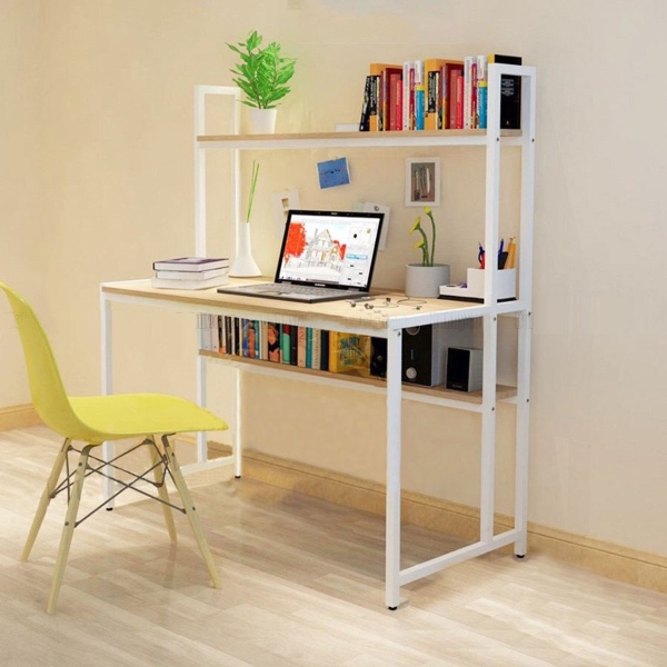 Bàn làm việc tại nhà giá sách kệ trang trí đẹp