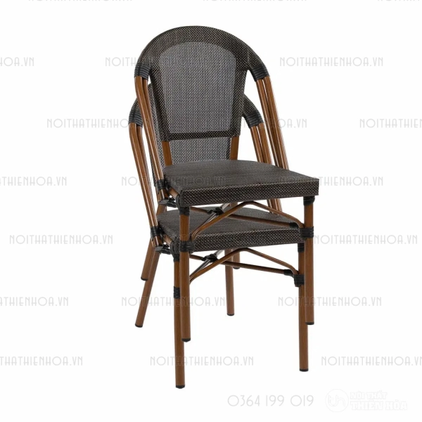 Ghế cafe sân vườn nệm lưới- Mã: 282A