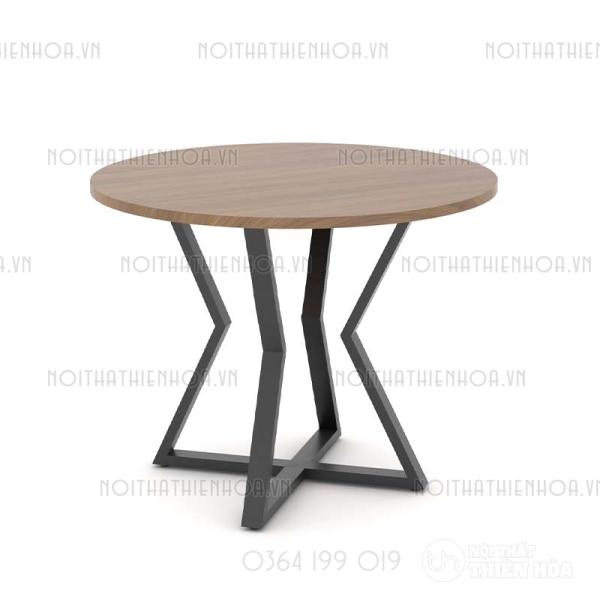 Bàn tròn chân sắt B03-80