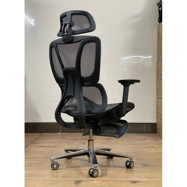 Ghế Công Thái Học Lưng Lưới Có Gác Chân Cao Cấp – GX83