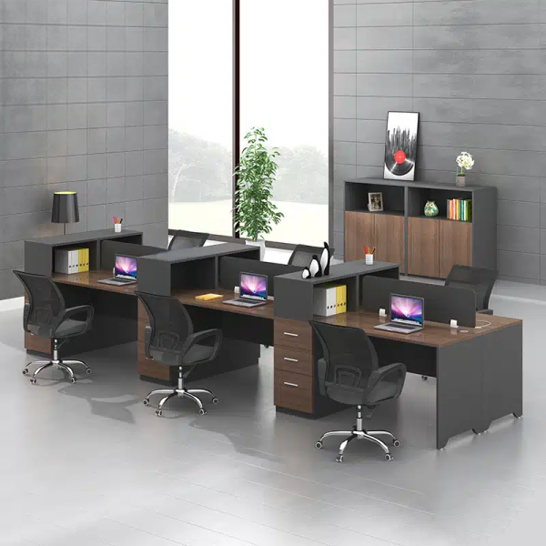 Cụm bàn làm việc gỗ 4 chỗ – CB 24