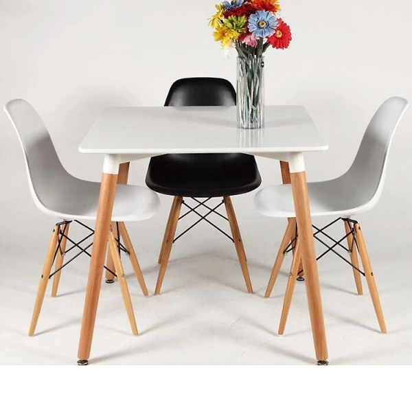Bàn cafe, bàn ăn 4 chân gỗ – Mã: T108S