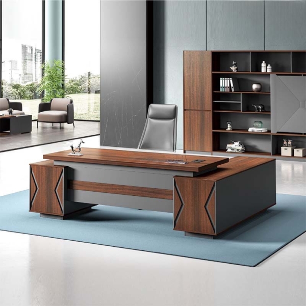 Bàn Giám Đốc Chữ L 2 Hộc Hiện Đại – BGĐ59