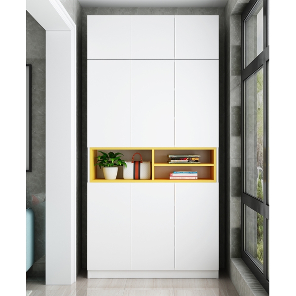 tủ quần áo gỗ công nghiệp cánh trắng TA-117