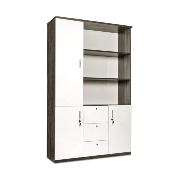 Tủ hồ sơ, tài liệu kết hợp kệ trang trí TTLG-1-OC-12